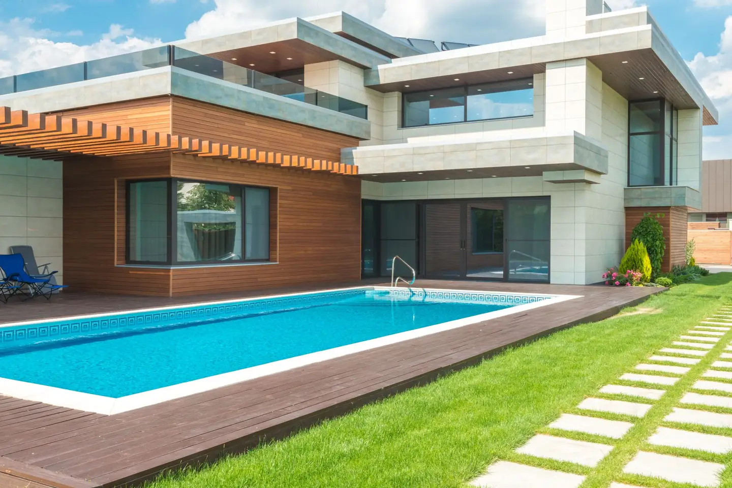 Swimming pool built in Upper Lansdowne, NSW